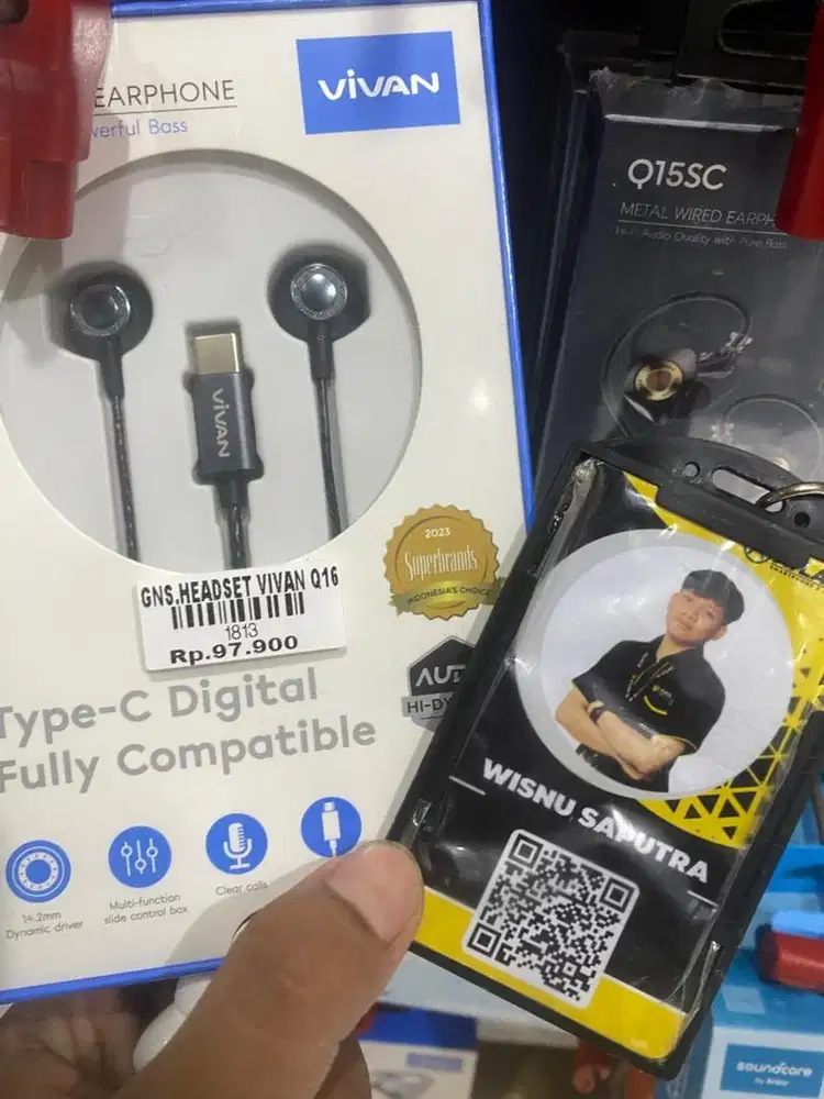 HEADSET VIVAN Q16|ATLANTIS DAHSYAT