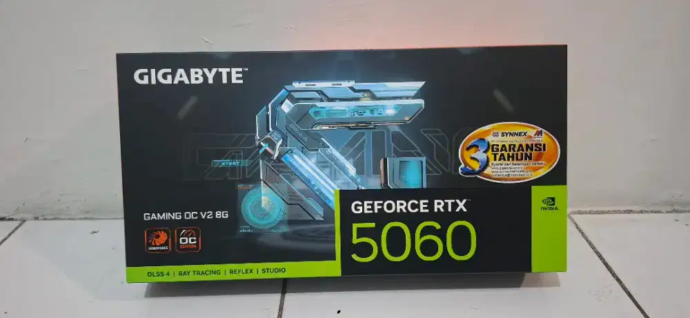 VGA Gigabyte GeForce RTX 5060 GAMING OC 8G GDDR7 Triple Fan - Segel