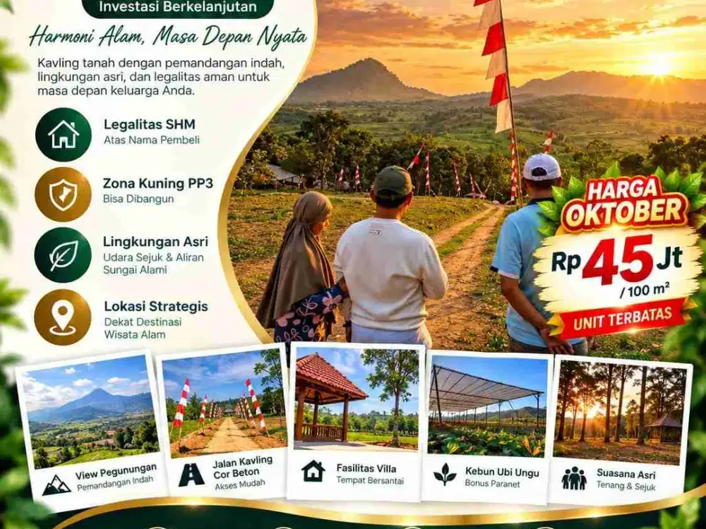 Dijual Kavling Siap Bangun di bogor