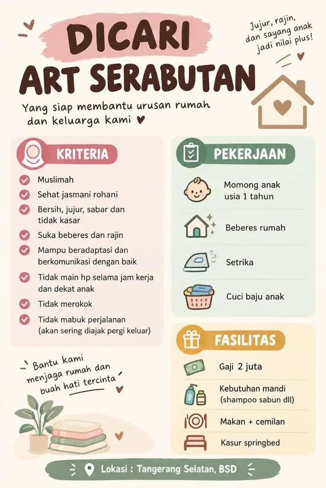dibutuhkan ART momong