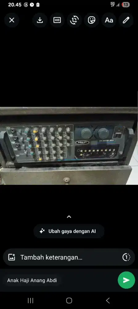 Dijual amplifier merk kertz made in jerman 1bj  dan spke r jbl  2 bj