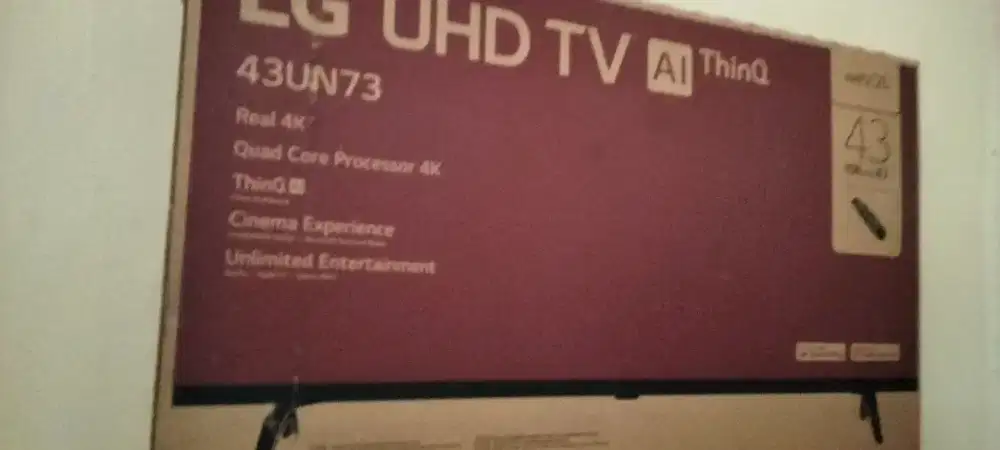 Tv android LG 43un7300 upc minus