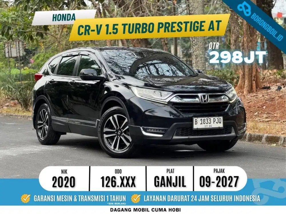 SERVICE RECORD!! Crv Turbo Prestige AT 2020