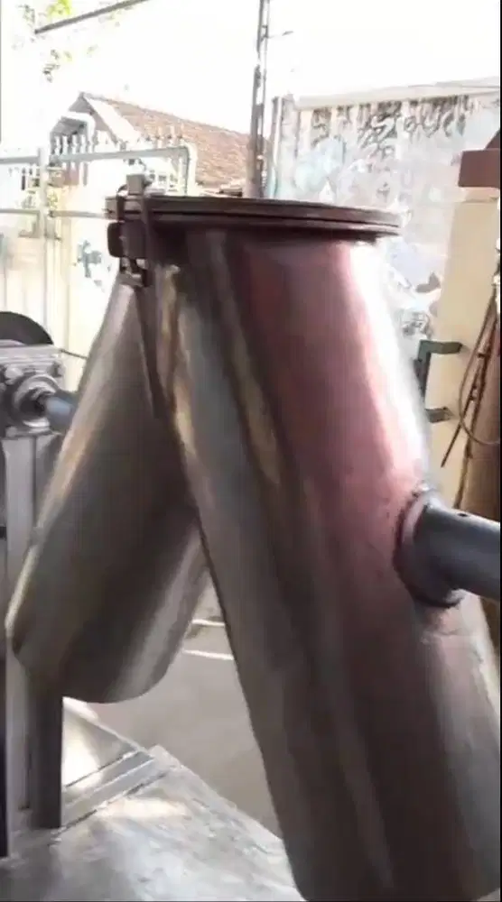 Mesin V-Shape Mixer Kap 50 kg (Bumbu & Tepung)