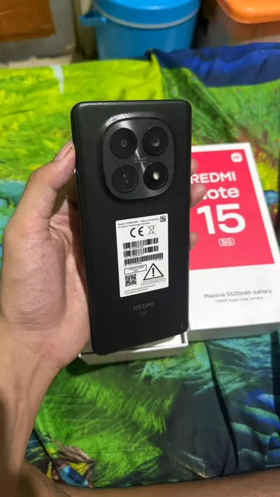 redmi note 15 5G 8/256 lengkap mulus