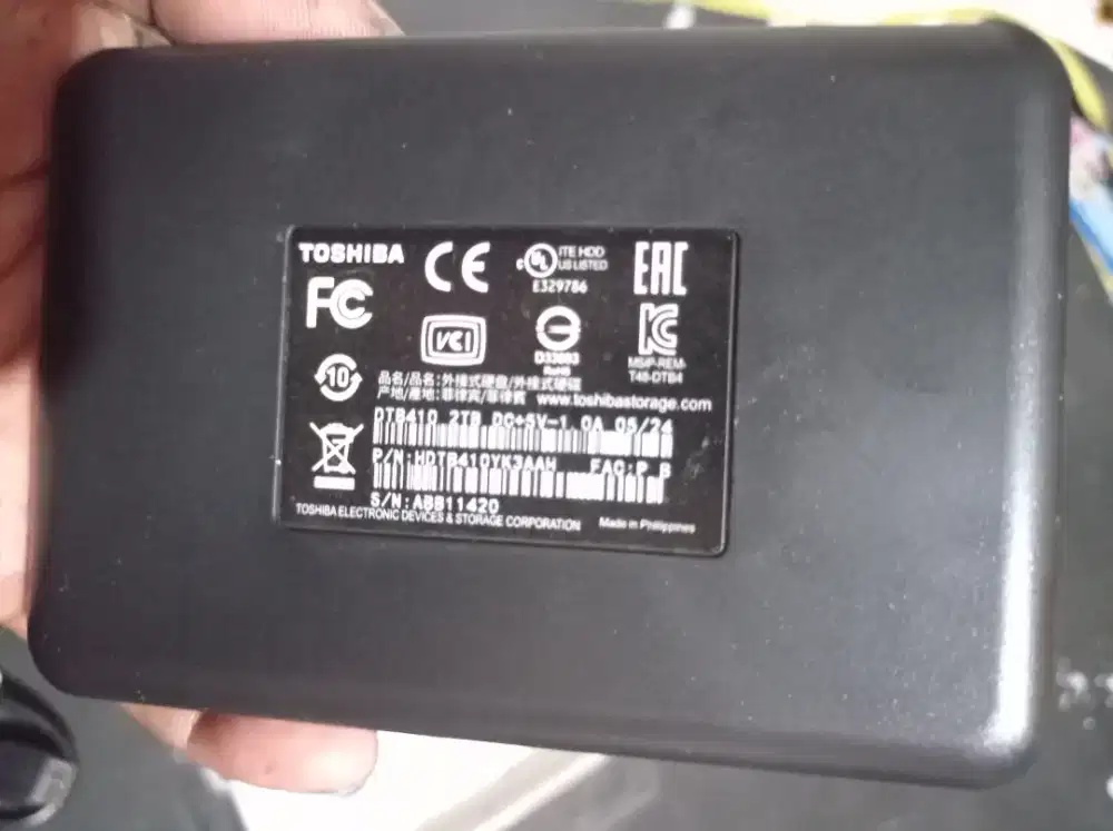 hdd xternal 2tb sama flesdis norml