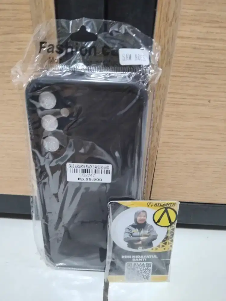 CASE MACARON BLACK SAMSUNG A05S | ATLANTIS DAHSYAT