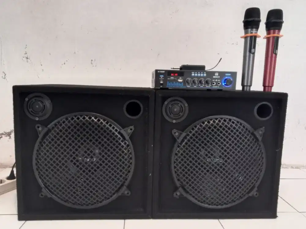 Paket sound system karaoke 12 stereo