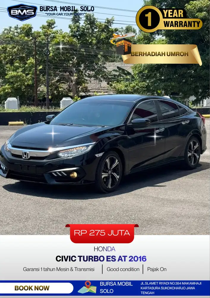 CIVIC TURBO ES 2016 AT