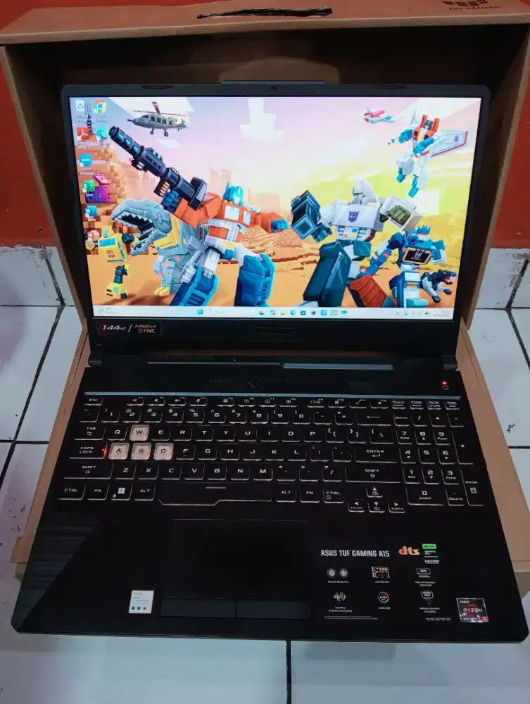 ASUS TUF GAMING A15 FA506NF RYZEN 5-7535HS Ram 8GB SSD 512GB RTX 2050