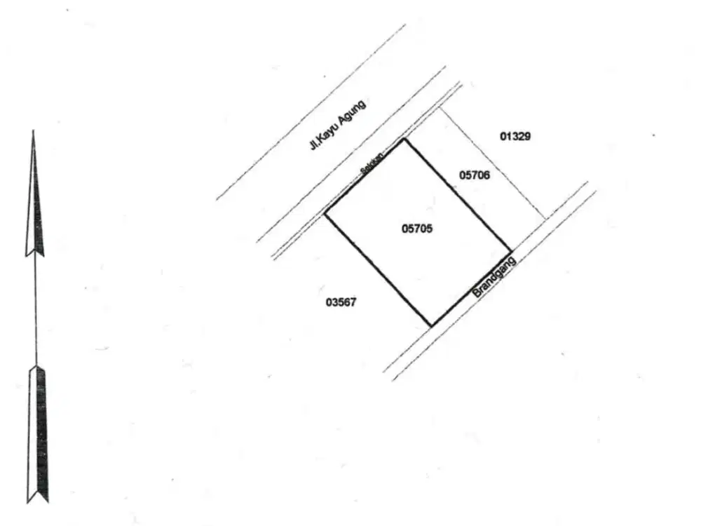 dijual rumah tengah kota hitung tanah Kayu agung Buah Batu Bandung