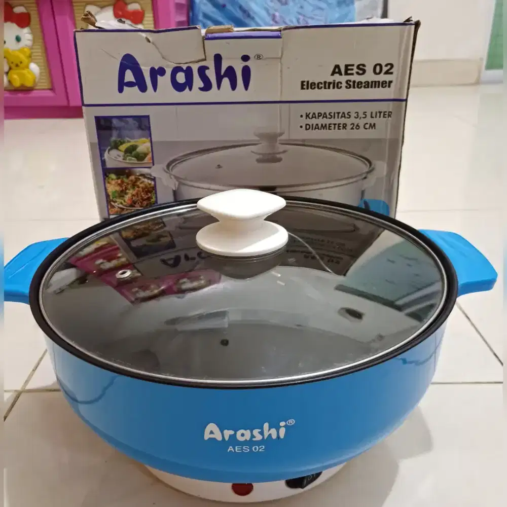 ARASHI Panci Kukus Elektrik / Listrik ( BEKAS SEPERTI BARU )
