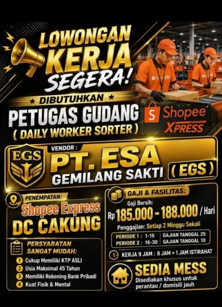 gudang shopee dc