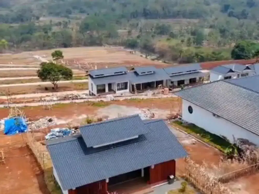 Jual Tanah SHM Kavling Vila Hunian berkonsep Korea Jepang View Indah infrastruktur lengkap gerbang Megah nempel jalan kabupaten dibogor dekat Sentul