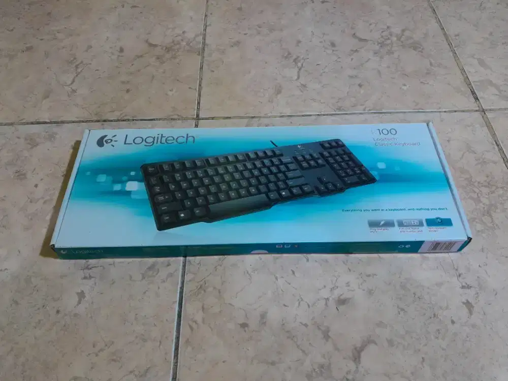 Keyboard LOGITECH K100 konektor PS/2