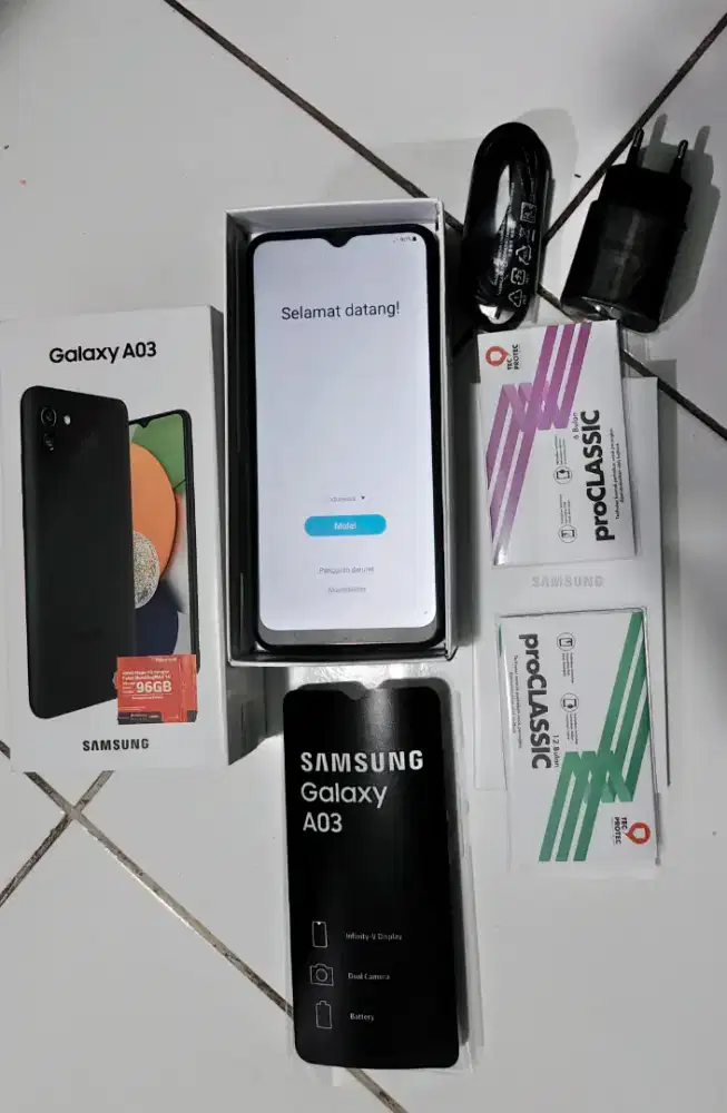 Dijual Samsung A03 4/128 ex Resmi