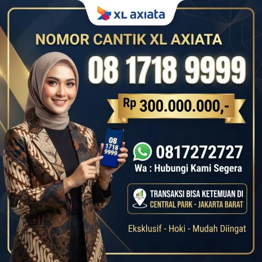 NOMOR CANTIK XL 9999