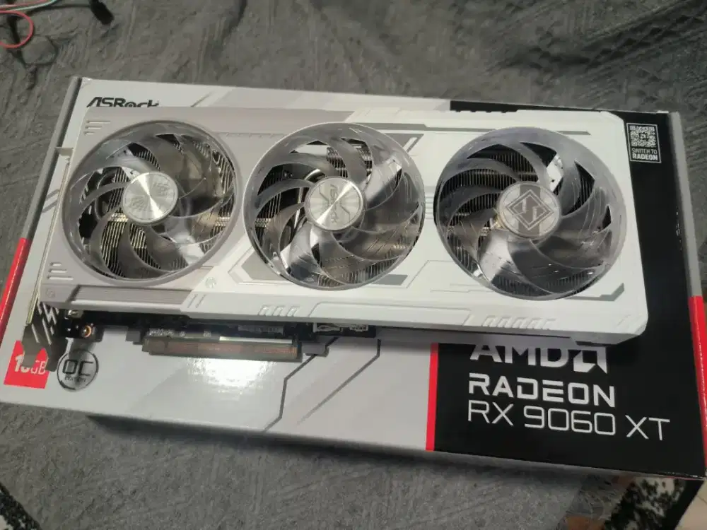 Jual/TT VGA GPU AMD Radeon RX 9060 XT 16gb Asrock Steel Legend