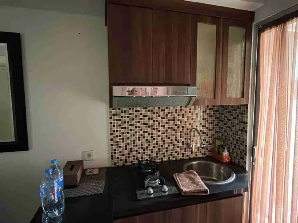 dijual apart hook sudut green palace kalibata city 2br furnished shm