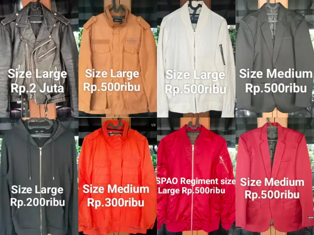 Jaket Jas pria slim fit