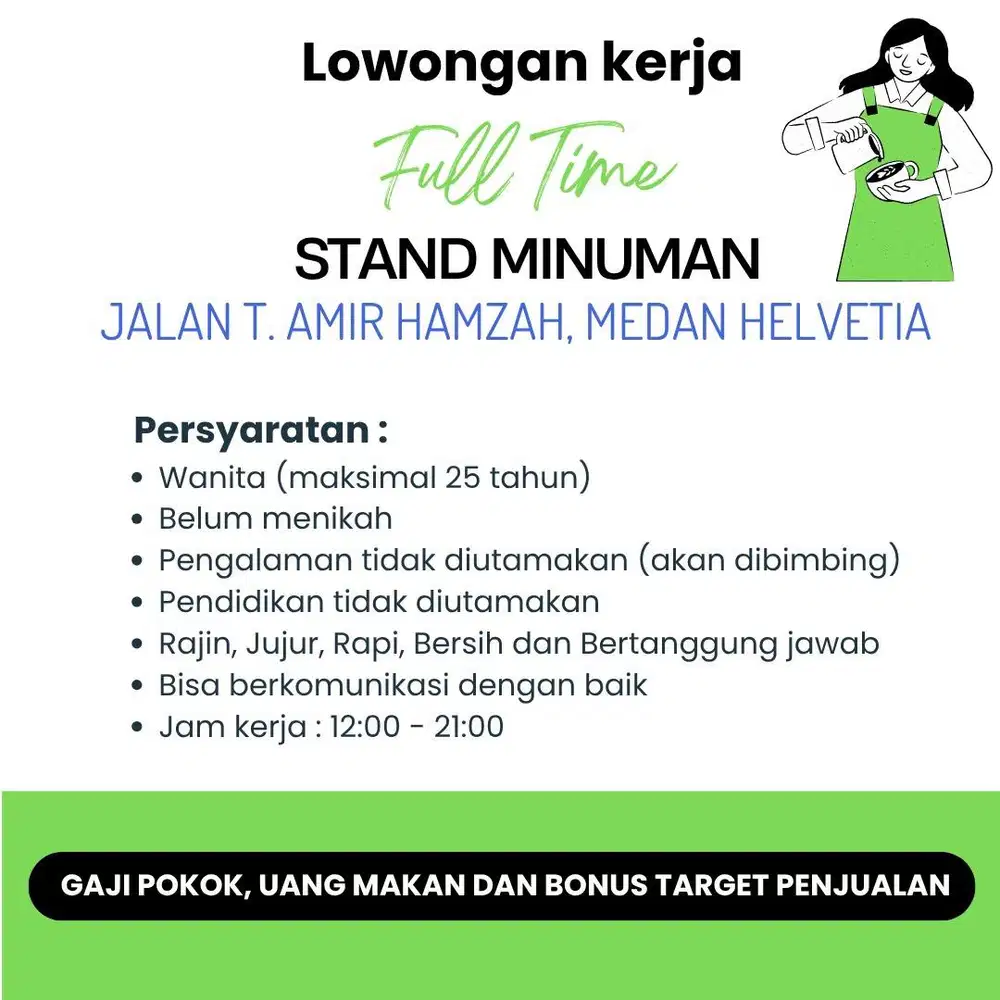 Loker jaga stand minuman