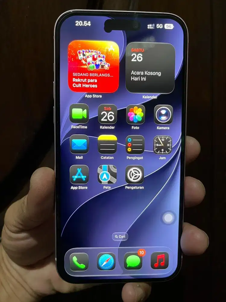 Iphone 15 plus bh 90% mulus no dent