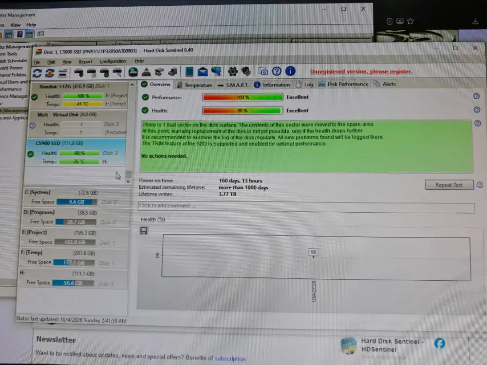 SSD PNY CS900 120GB SATA III