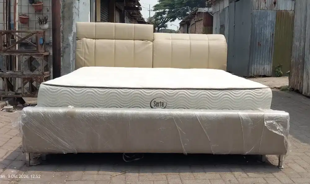 Springbed Serta iposture Bedframe mewah uk 200