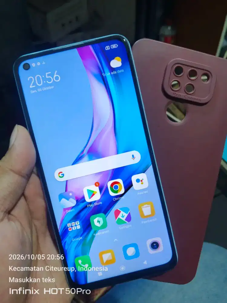 Redmi not 9 ram 6/128gb hp aja batangan