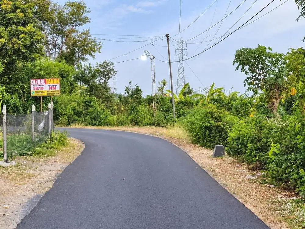 Tanah SHM 587 m² Tanjunganom Nganjuk 147 Juta Nego