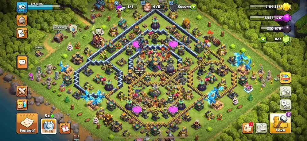 Jual Akun COC TH 14