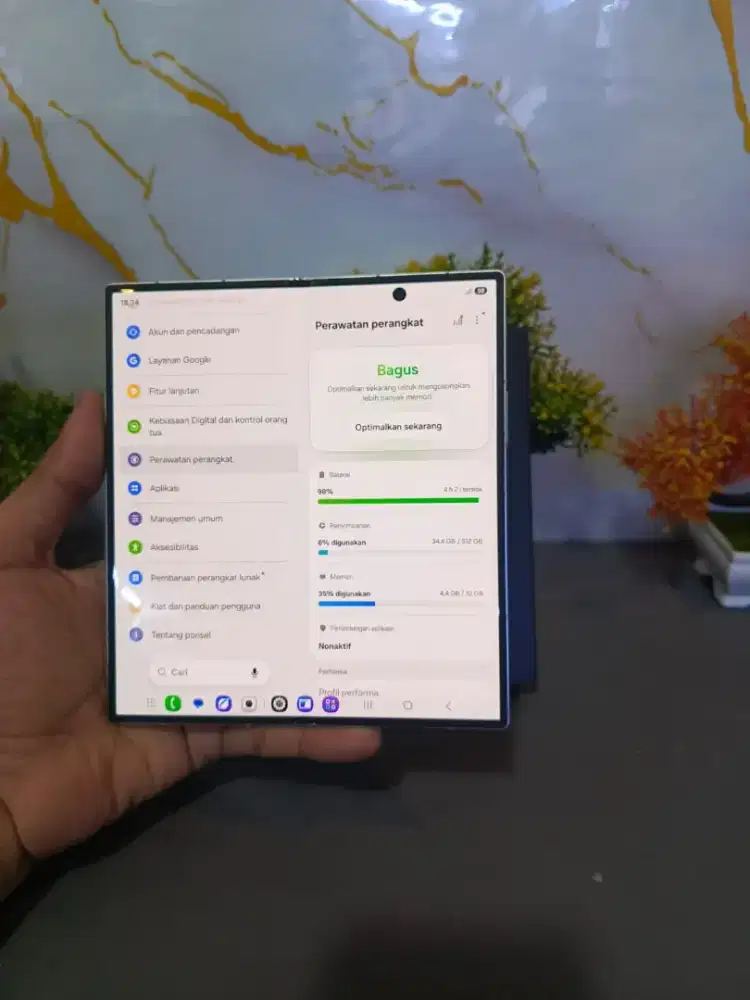 SAMSUNG Z FOLD 7 5G RAM 12/512GB ORIGINAL SEIN MULUS NORMAL