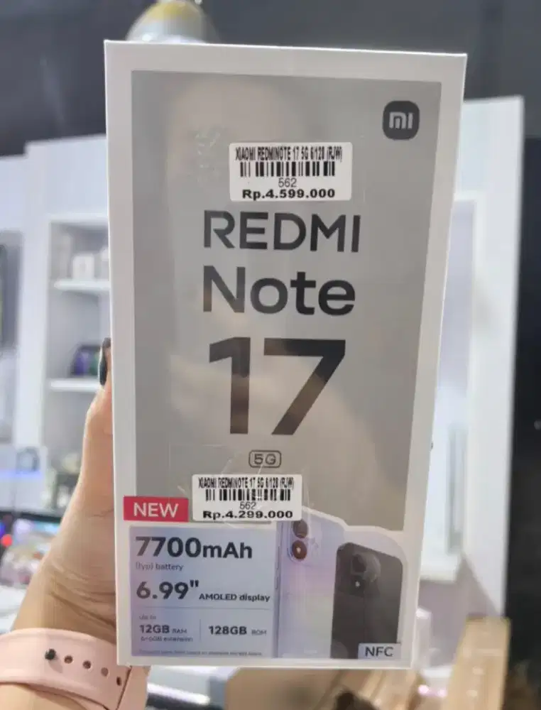 Xiaomi redmi note 17 5G 6/128gb ATLANTIS DAHSYAT