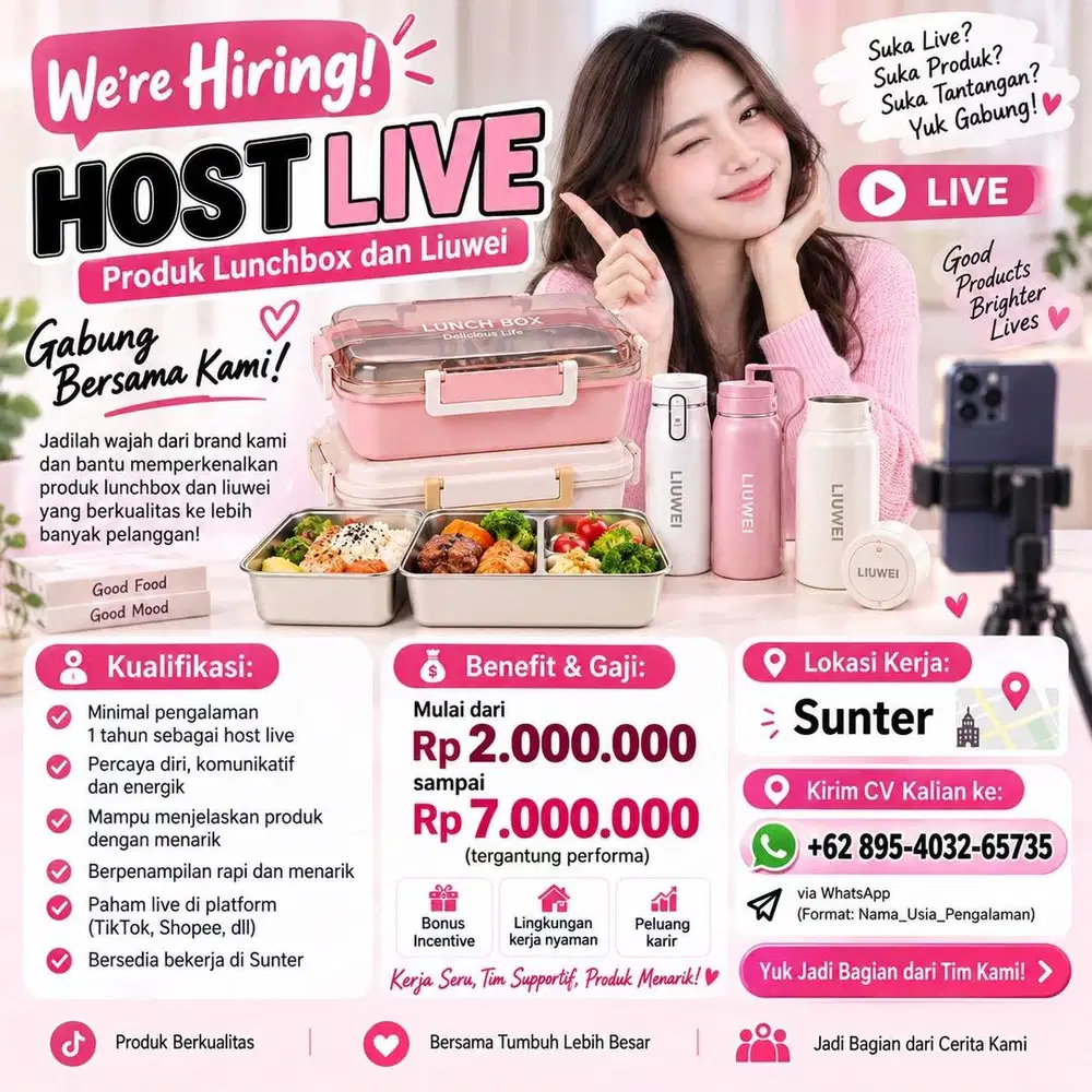 Di cari host live secepatnya