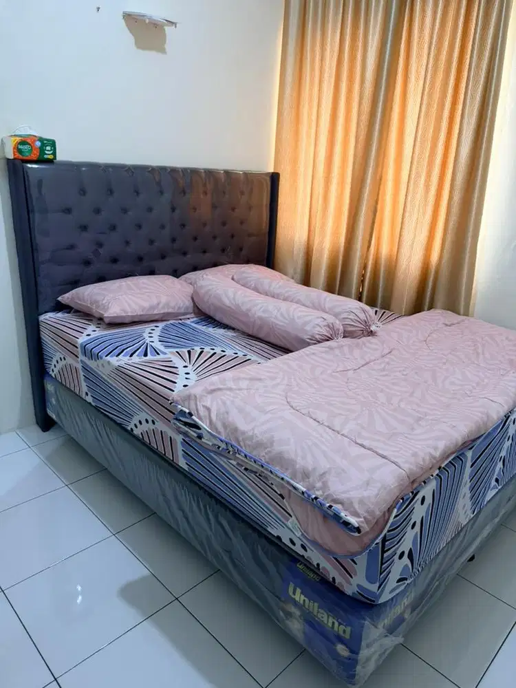 Kasur Unilad 160x200 + Bantal Guling + Badcover