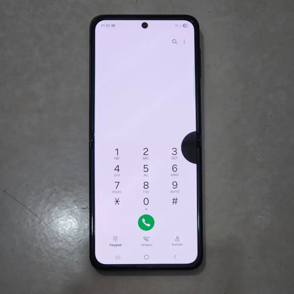 LCD SAMSUNG GALAXY Z FLIP 3 ORIGINAL FULLSET FRAME MINUS TOMPEL