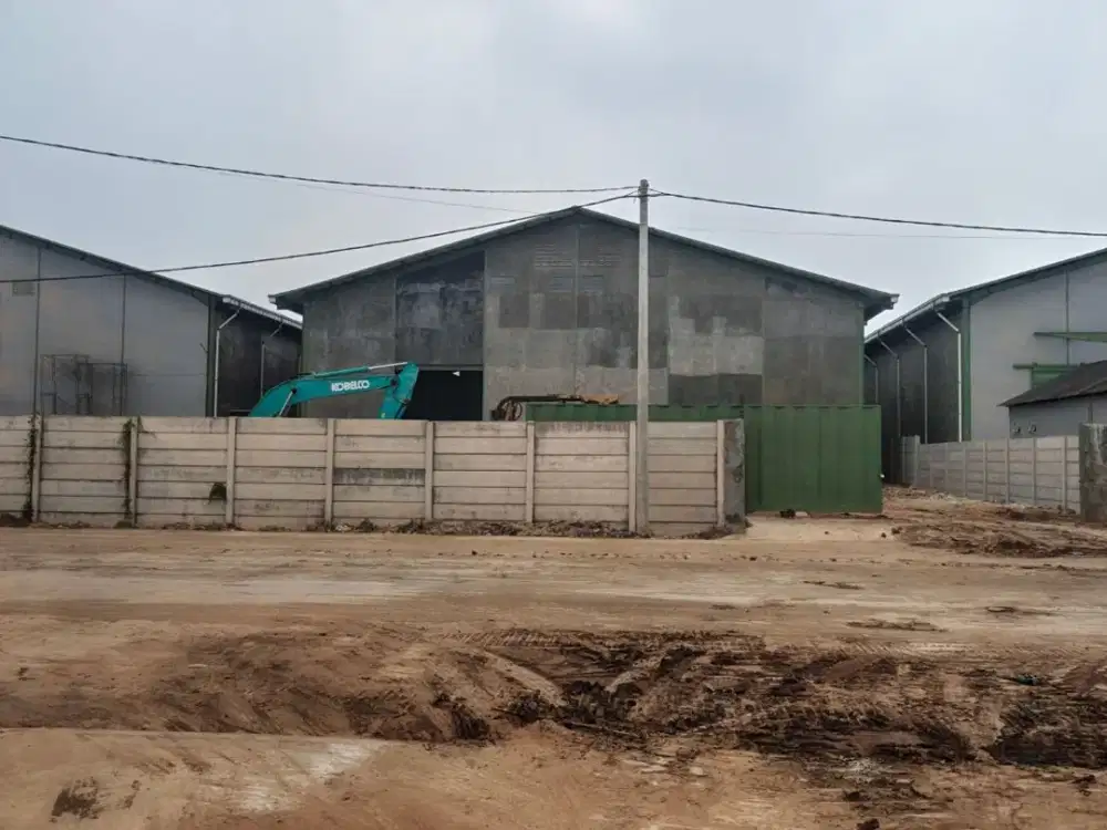 Dijual Gudang Baru dan Industri Ringan Bayur