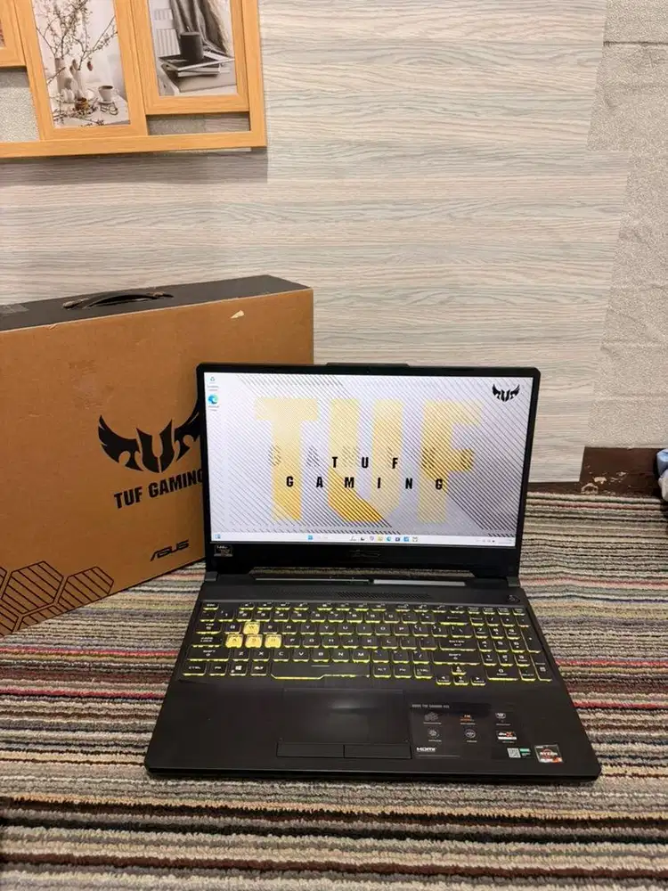 Asus tuf fx506 ryzen 5 4600h mulus no minus