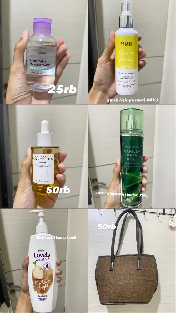 skincare dan perawatan tubuh