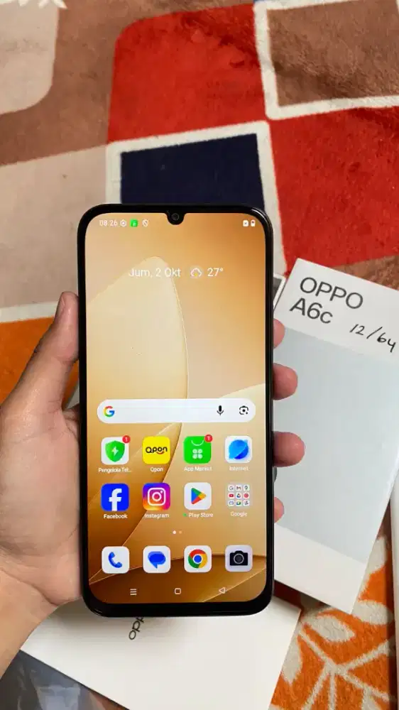 Fokus mahar Oppo a6c
