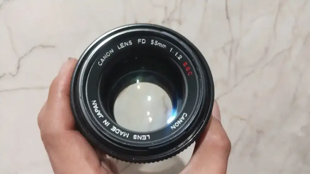 Lensa canon 55mm f1.2 ssc