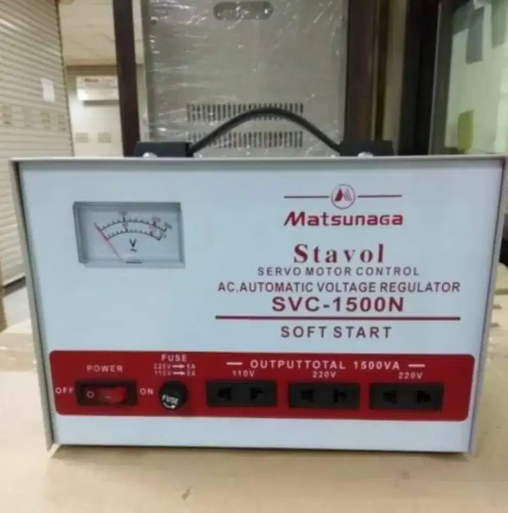 Stabilizer / Stavol Matsunaga SVC-1500N (1500 VA) - Kondisi Normal