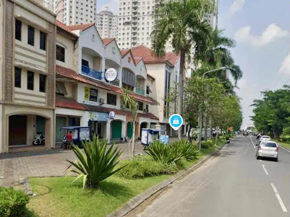 jual ruko galeri waterplace  pakuwon indah strategis nol jalan raya lontar surabaya barat