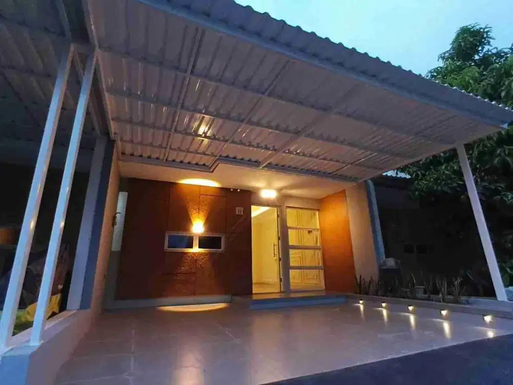 Rumah full renovasi dalam cluster siap huni di Grand Wisata Bekasi