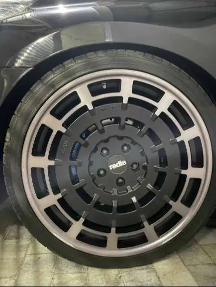 velg mobil radi8 original US free 4 ban tebal accelera