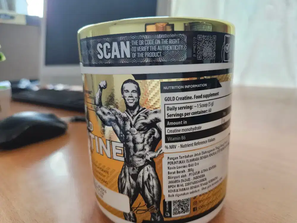 Dijual creatine kevin levrone gold creatine original exp 2028 BPOM