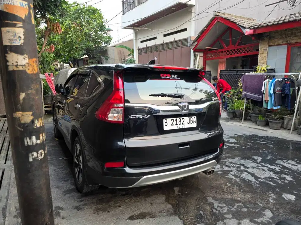 Honda CR-V CRV Prestige Sunroof 2.4 Matic AT Tahun 2015 Hitam , 2014