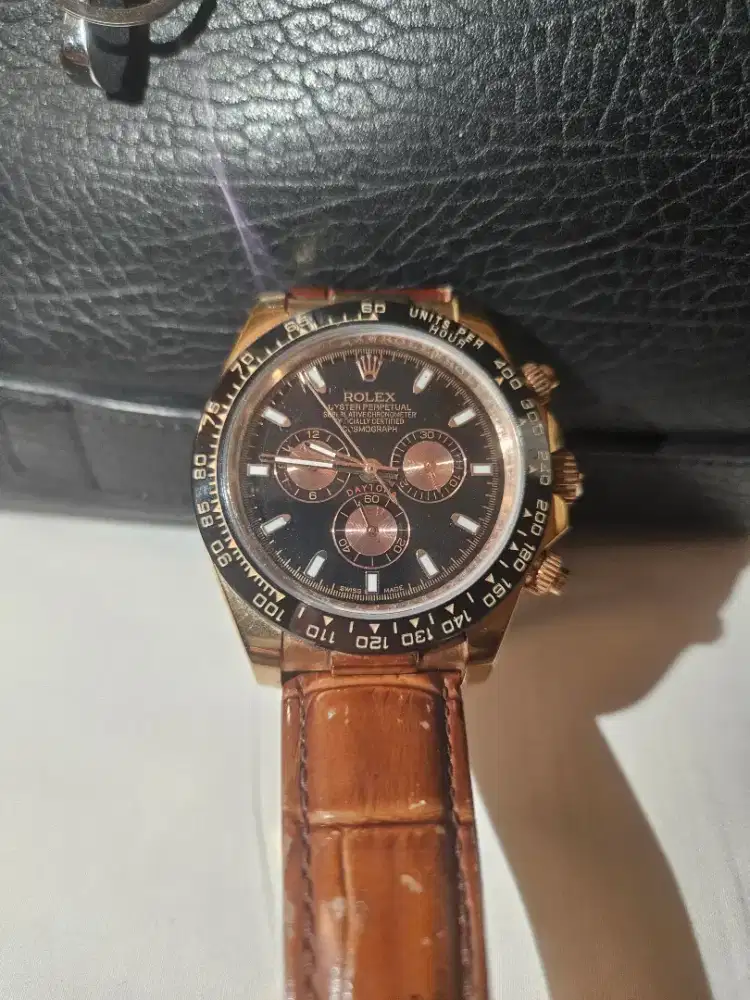 Rolex Dytona Rose Gold Black 116515LN