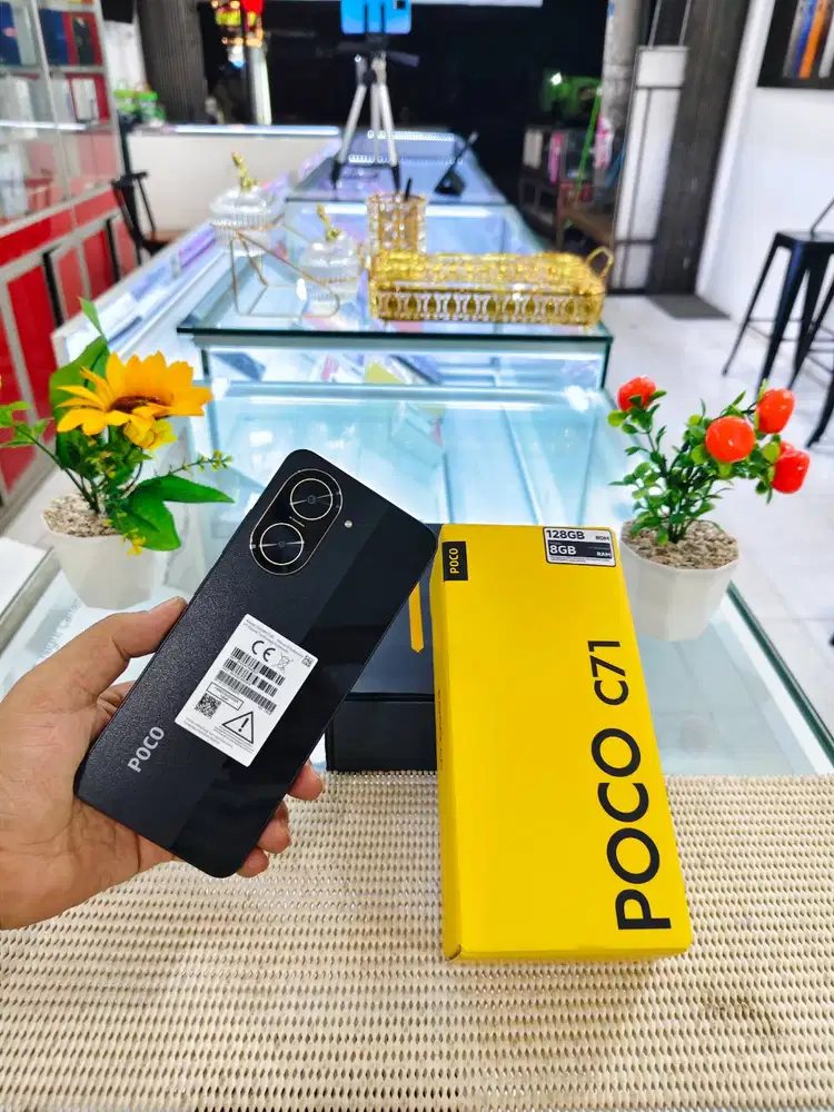 Poco C71 Ram 8Gb (4+4)/ 128Gb Fullset Mulus Original 100% Bergaransi