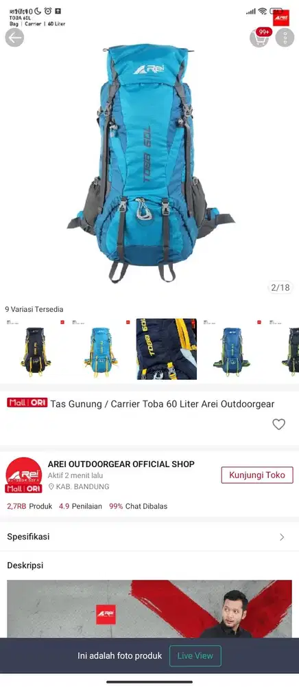Carier Eiger 60L